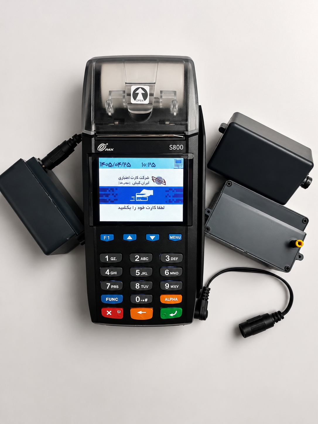 پاور بانک کارتخوان مناسب دستگاه های ثابت و سیار s80/s800